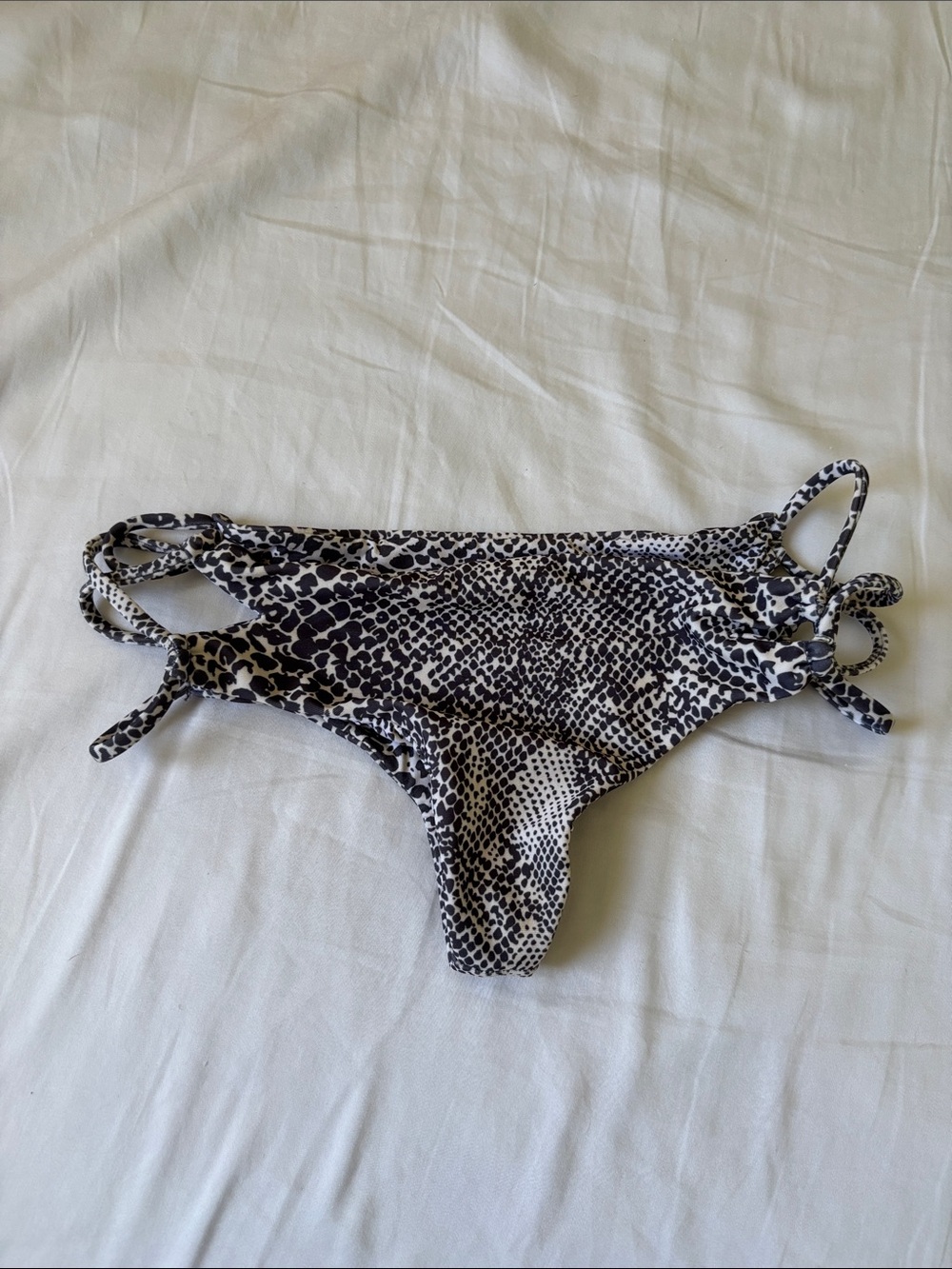 acacia swimwear Kauai bottom in snake print